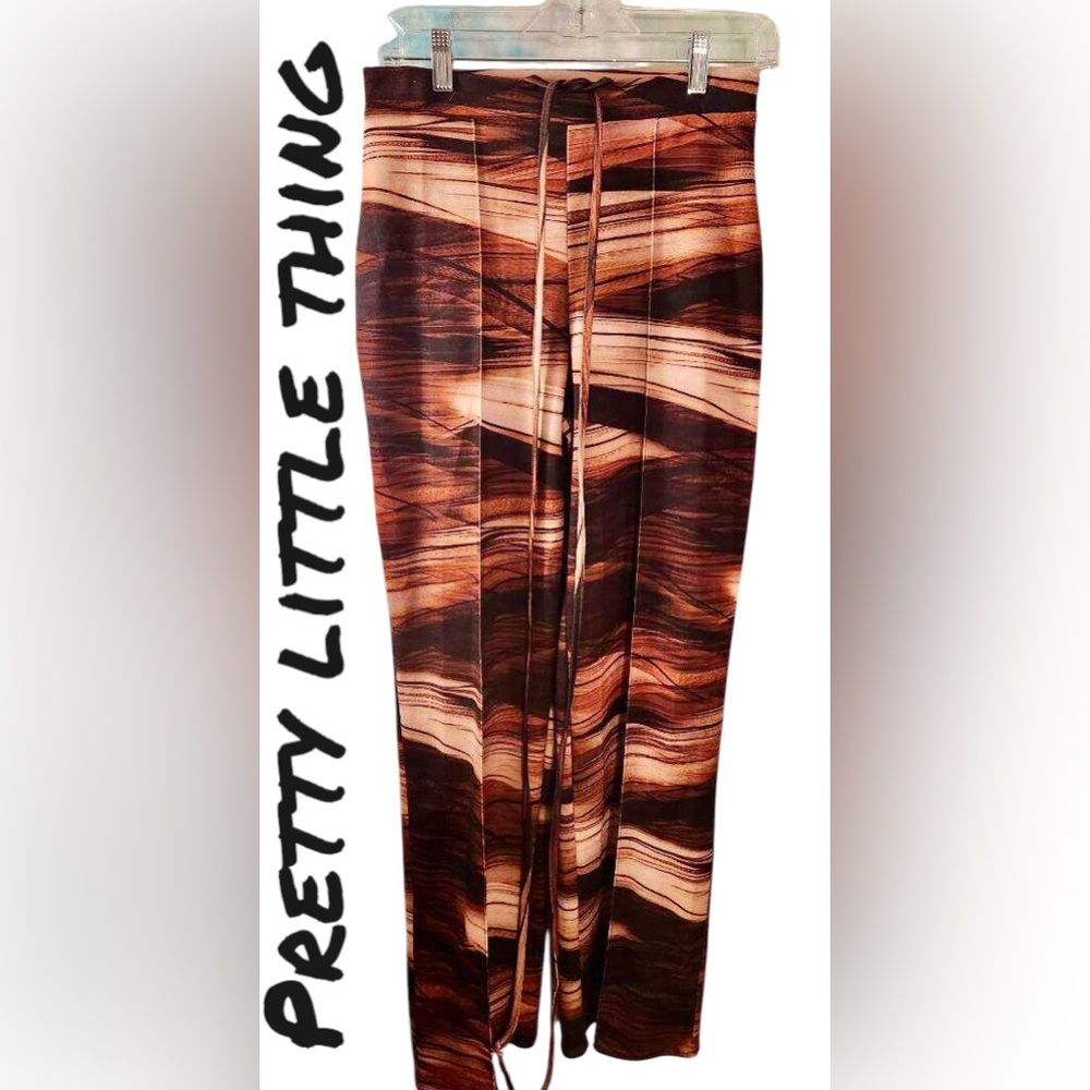 PRETTY LITTLE THING•SIZE-6•ABSTRACT•PANTS